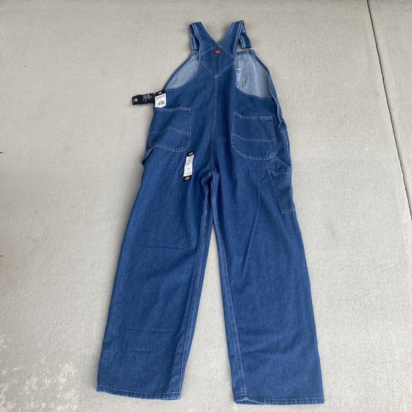 Dickies Jeans Dickie Denim Overalls Indigo Bib Triple Needle Stich